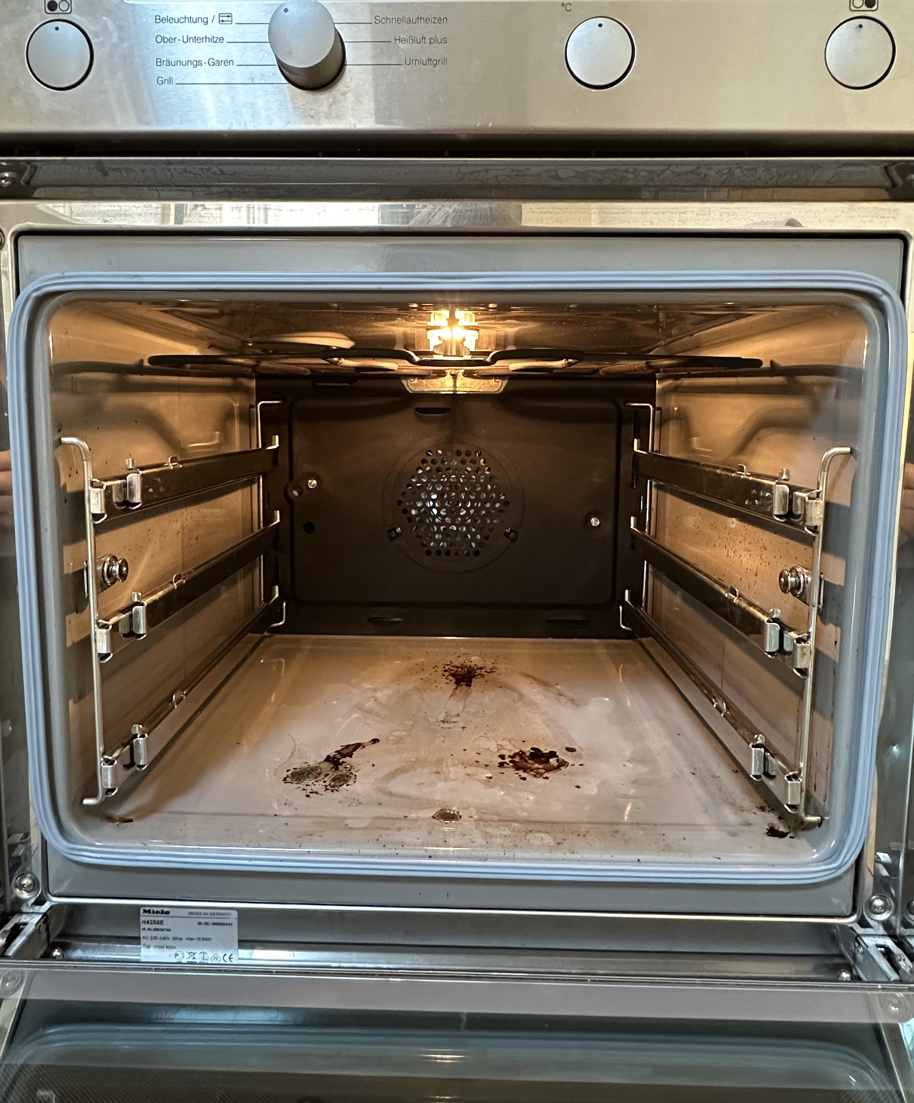 Before photo for Почистване на фурна